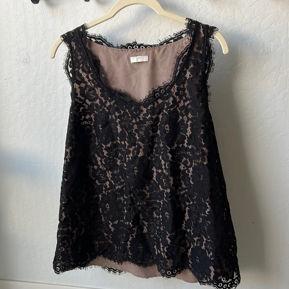 Black Lace Tank top